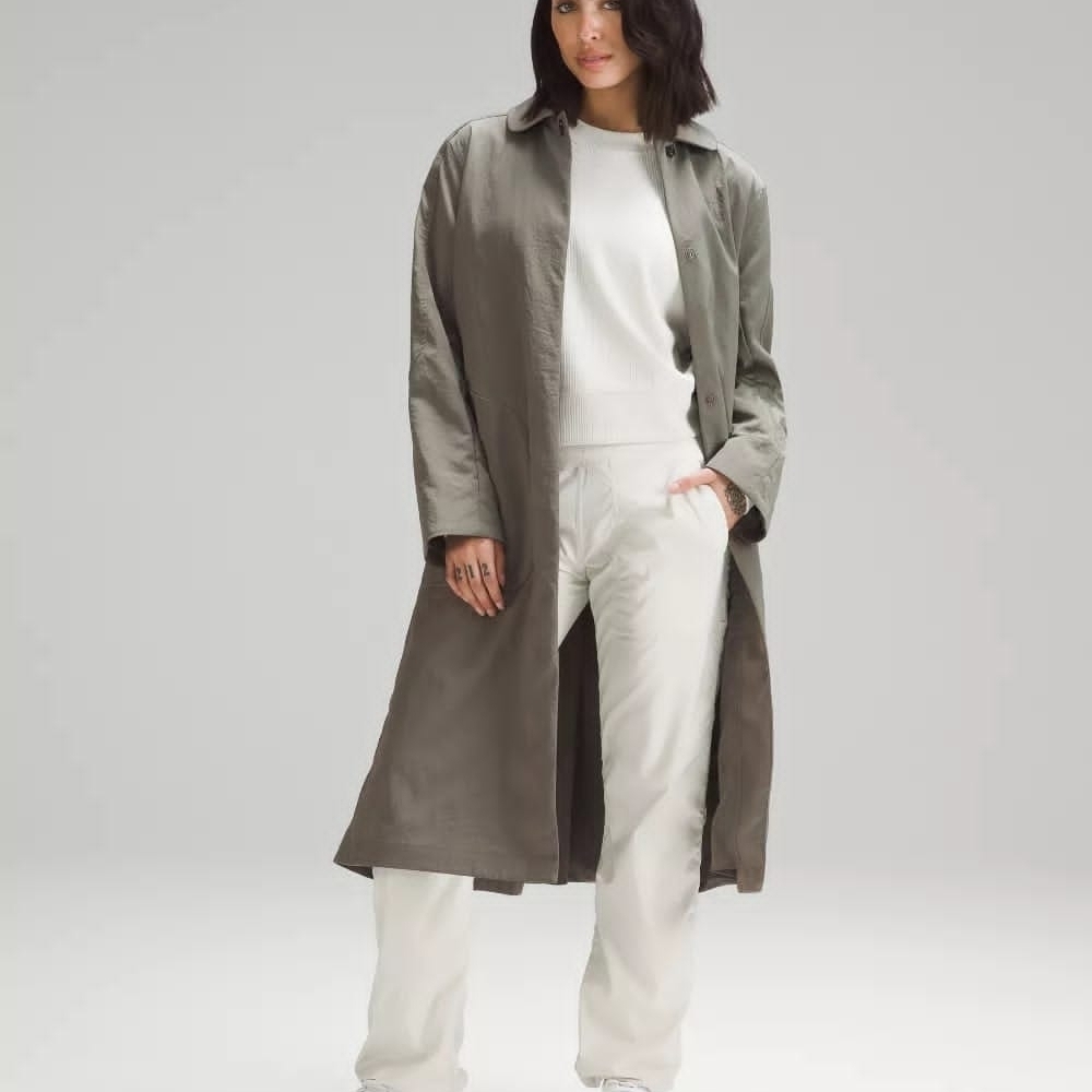 Long Gray Coat Lululemon